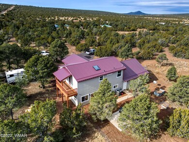 Aerial of Back of Home
