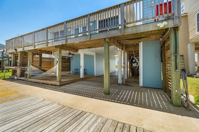 View of the home from the waterfront boardwalk