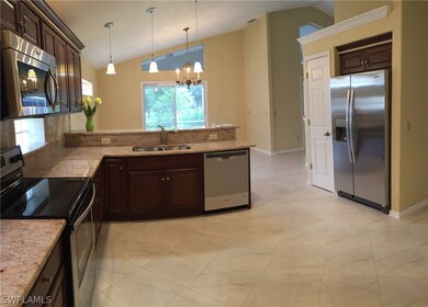 Newly renovated kitchen with new appliances and granite counter tops.