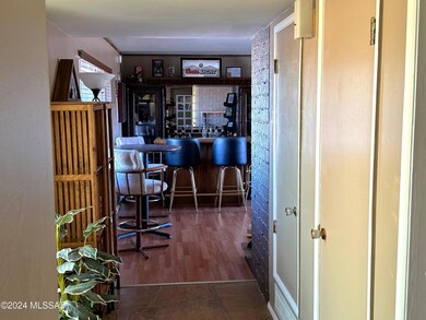 View from front door to living room