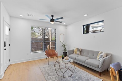 Living room with healthy amount of natural light,