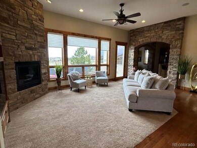 Great Room overlooks beautiful open space