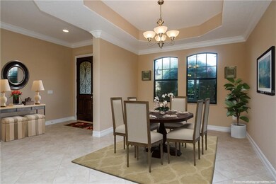 Foyer and formal dining room area