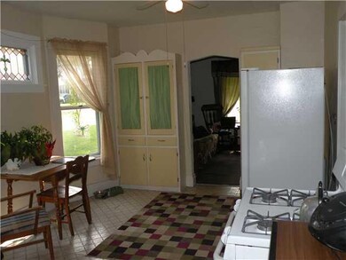 Kitchen. Eat in area of kitchen is bright and room
