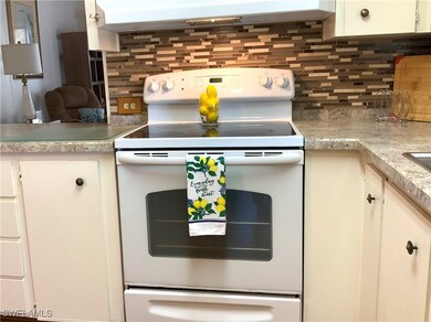 Electric Range/Vent Hood, Tile Backsplash