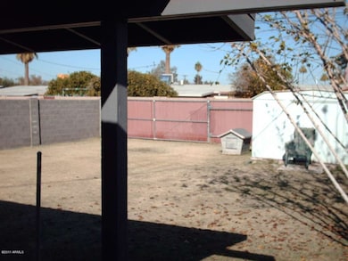 VIEW TO BACK YARD