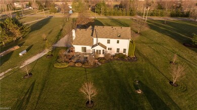 View of the back of the house. Great landscaping.