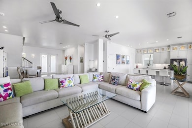 The open plan Living area.  Home comes furnished