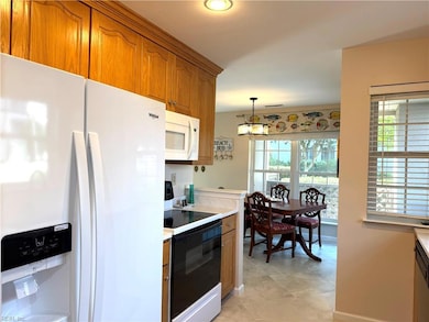 Kitchen w/natural oak cabinets