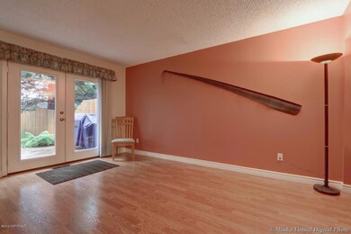 Living Area W/French Door Deck Access