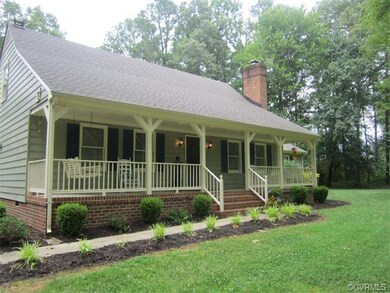 Country Front Porch w/ Porch Swings on each end to