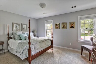 Bedroom facing the front yard