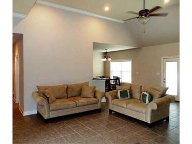 Den/Family/Great Room. Open Floor Plan, Tile Floor