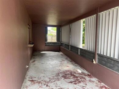 huge covered patio