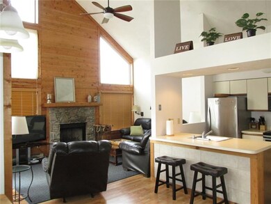 The dining room is off to the left with the living