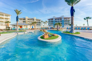 Relax and float around the lazy river under the be
