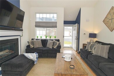 Movie nights are cozy here in the living room!