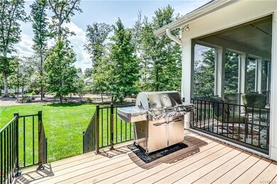 Great place to grill...easy access off of the scre