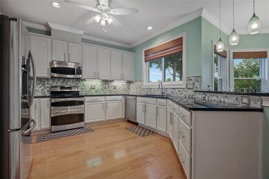 Updated kitchen(2016) . Views of pool.