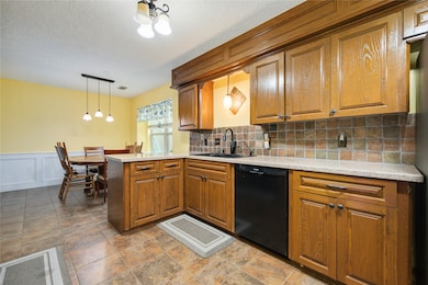 stylish kitchen with tons of counter space