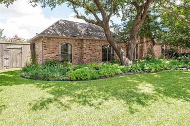 Beautiful landscaped yard.