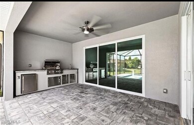 View of patio / terrace with area for grilling, a
