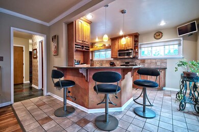 Open to Dining Room, Tile Floor