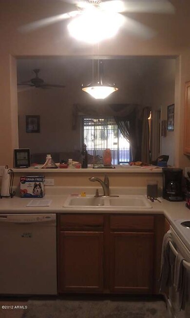 Kitchen View of Family Rm.