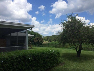 Large covered back porch