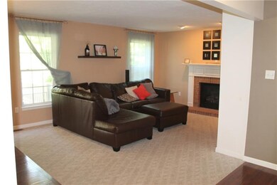 Open family room to main floor plan.