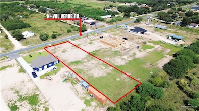 View of property location with property parcel outlined