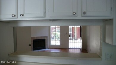 kitchen with view to front room