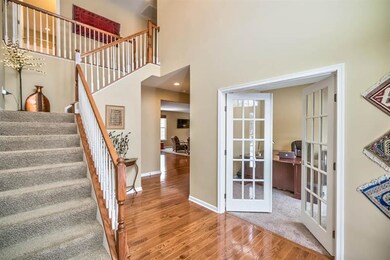 View of the 2-story open foyer.