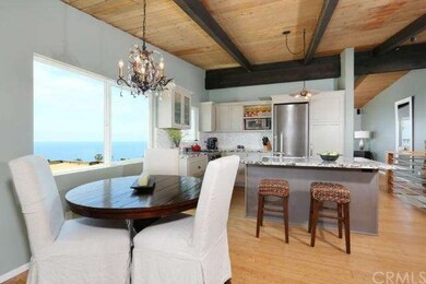 Ocean views from kitchen & dining area.