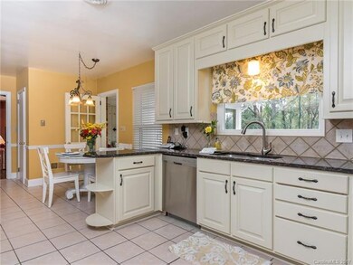 Kitchen with updated cabinets and granite countert