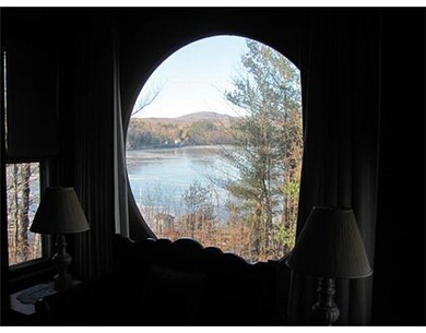Living Room. View of Wilson Lake and...