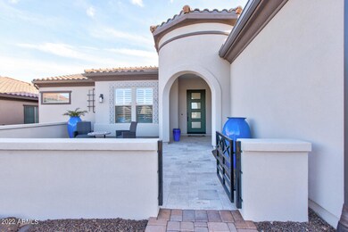 Front Travertine Patio