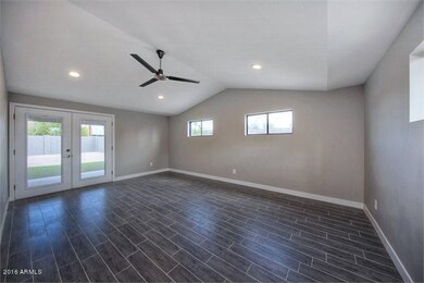 Second family room with vaulted ceiling