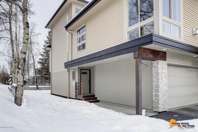 Nice covered entrance