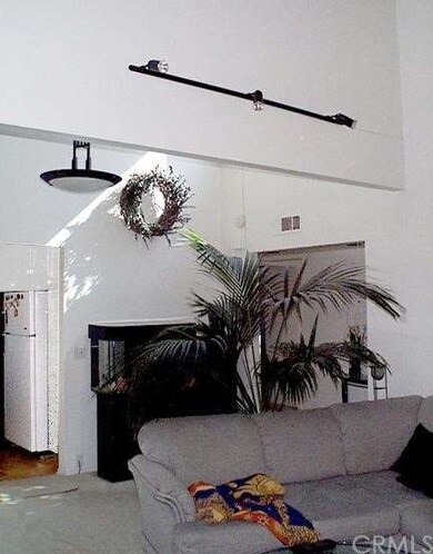 Extra high vaulted ceiling.