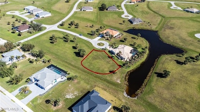 Drone / aerial view of a large body of water