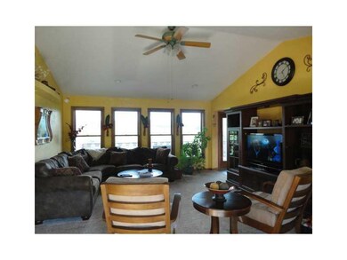 Den/Family/Great Room. Wall of windows has been ti