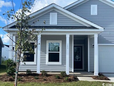 View of front of property featuring a porch