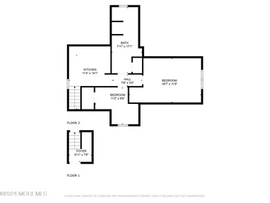 2D Floor Plan for 442 Westwood Avenue Su