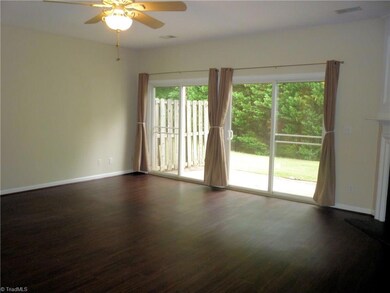Lots of space for furniture...and oh, those freshly painted walls and new flooring!