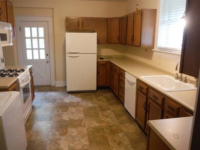 With tons of cabinet and counter space