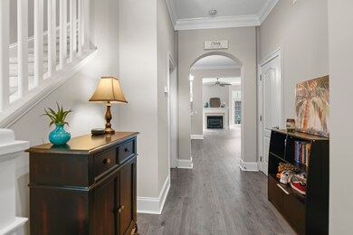 Grand foyer w/ great detail work