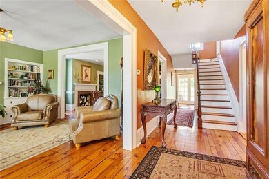 Gorgeous pine floors and wood work through-out!