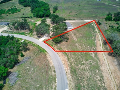Aerial view of sparsely populated area featuring