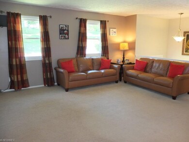 Another view of the spacious living room.